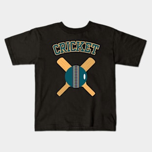 Retro Cricket Kids T-Shirt